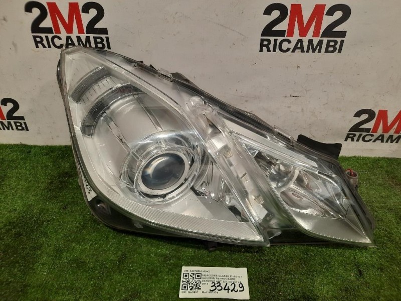 Proiettore ANT DX A2078200159KZ Mercedes Classe E S212 SW 2009