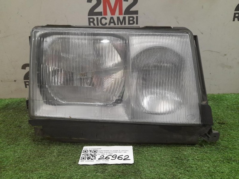 Proiettore ANT DX A1248208659 Mercedes Classe E W124 1985