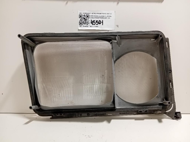 Proiettore ANT DX 1305544027 VETRO PROIETTORE ANT DX Mercedes Classe E W124 1985