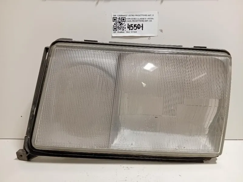 Proiettore ANT DX 1305544027 VETRO PROIETTORE ANT DX Mercedes Classe E W124 1985