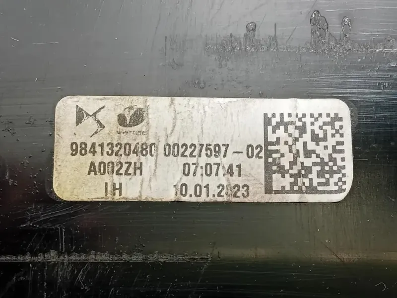 Fanale POST SX 9841320480 Citroen DS7 Crossback 2017