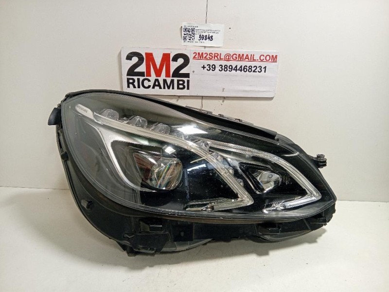 Proiettore ANT DX A2129063003 Mercedes Classe E W212 2013