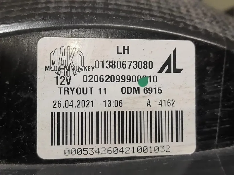 Fanale POST SX 20620751 Citroen Jumper III 2014