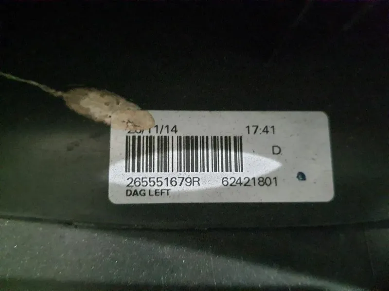 Fanale POST SX 265551679R Dacia Duster I 2014