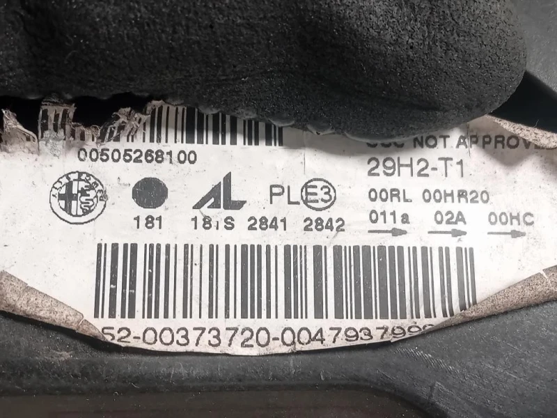 Proiettore ANT SX 47932748 Alfa Romeo Giulietta 2013