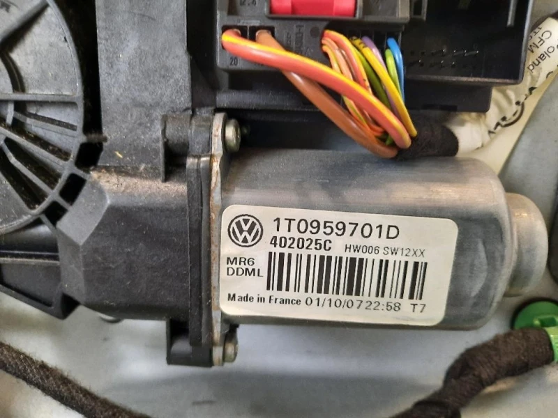 Alzacristallo Porta ANT SX 1T1837461B Volkswagen Touran II 2007