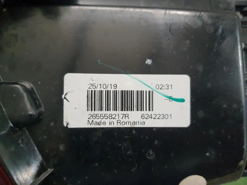 Fanale POST SX 265558217R Dacia Duster II 2018