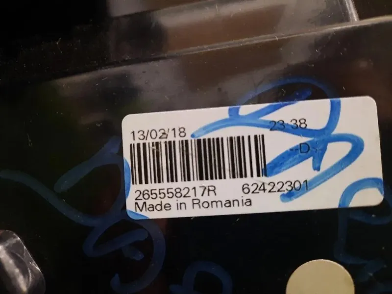 Fanale POST SX 26555821R Dacia Duster II 2018