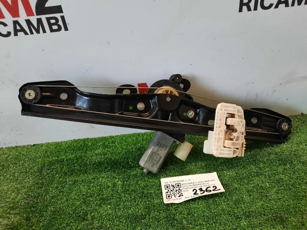 Alzacristallo Porta POST DX 51357281888 Bmw Serie 3 F30 Berlina 2012
