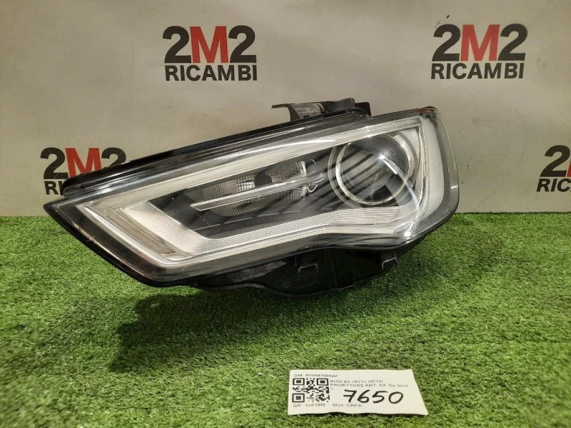 Proiettore ANT SX 8V0941005AF Audi A3 8V1 2012