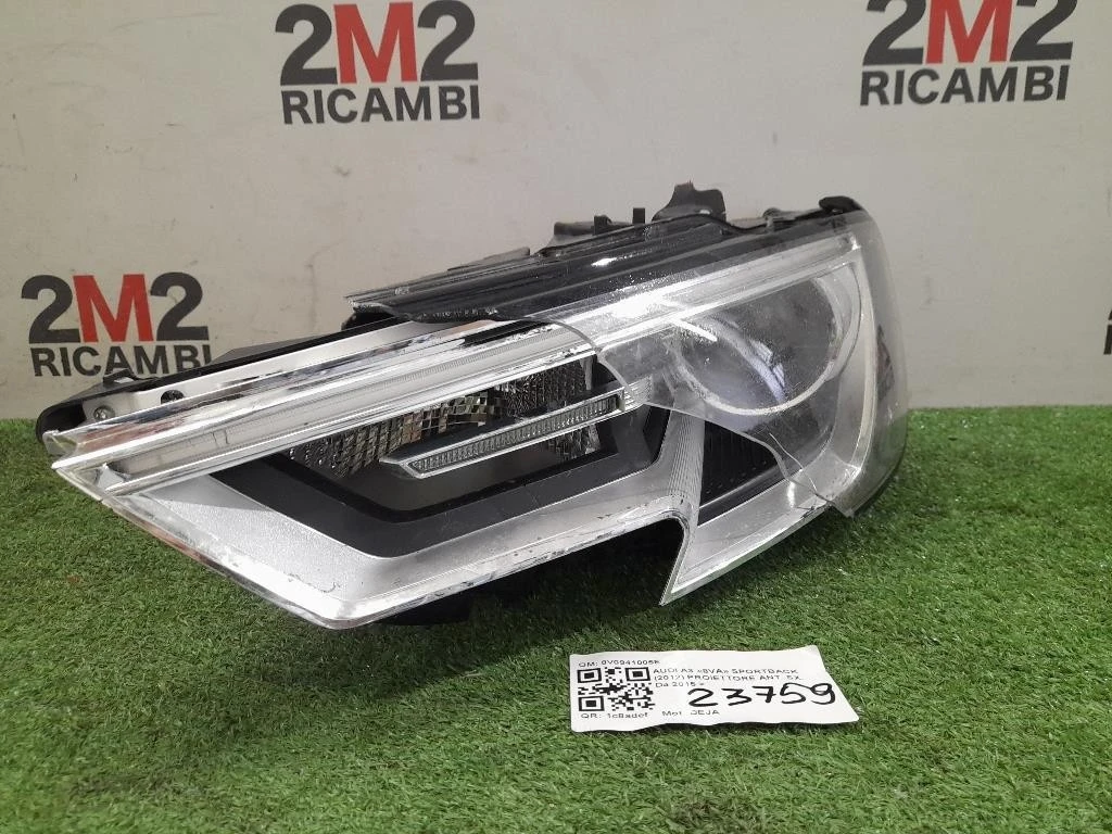Proiettore ANT SX 8V0941005E Audi A3 8VA Sportback 2012