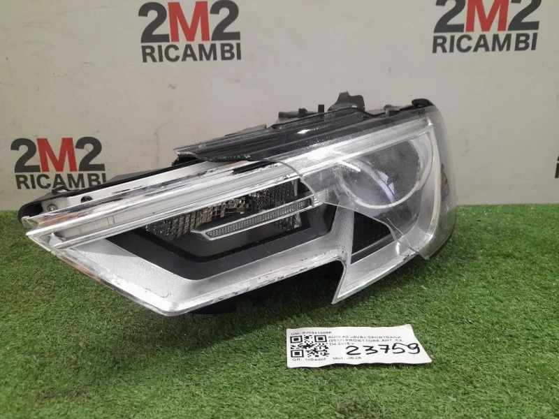 Proiettore ANT SX 8V0941005E Audi A3 8VA Sportback 2012