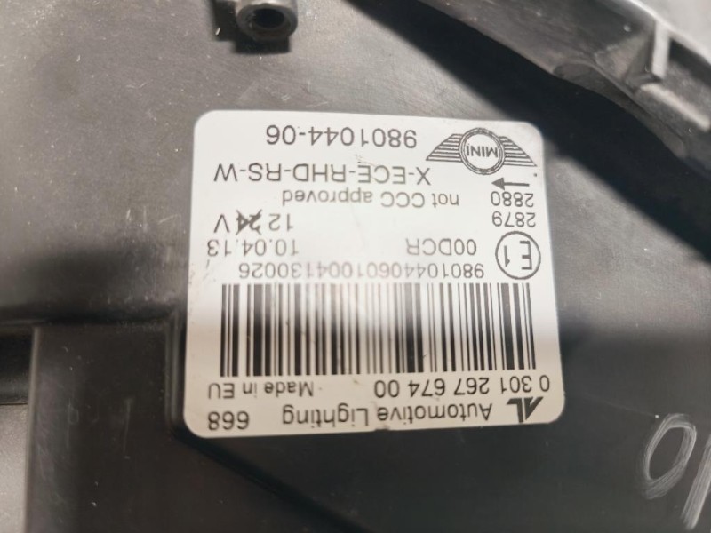 Proiettore ANT DX 030126767400 Mini Countryman Cooper R60 2010