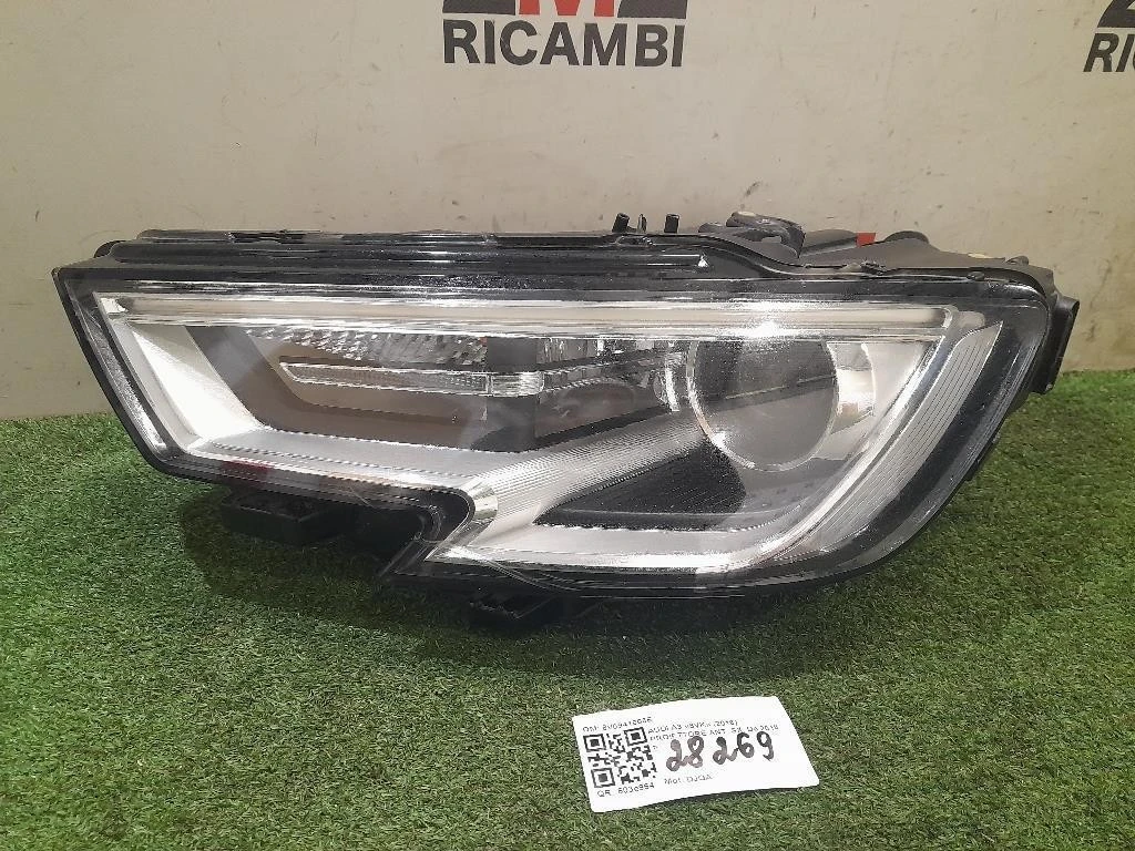 Proiettore ANT SX 8V0941005E Audi A3 8VK 2016