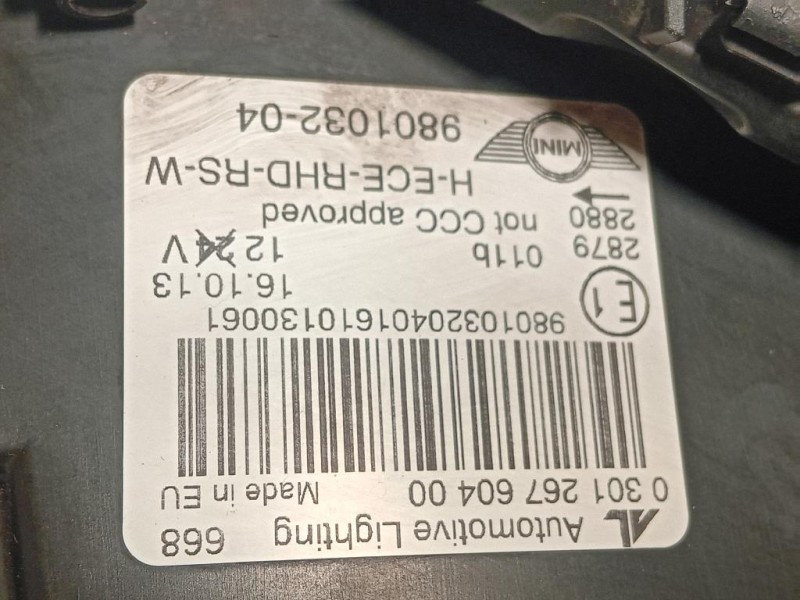 Proiettore ANT DX 980103204 Mini Countryman Cooper R60 2010