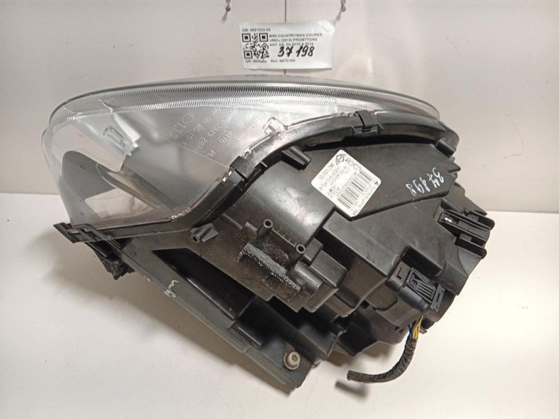 Proiettore ANT DX 9801032-05 Mini Countryman Cooper R60 2010