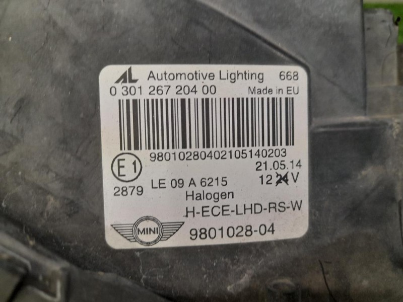 Proiettore ANT DX 63129801028 Mini Countryman Cooper R60 2014