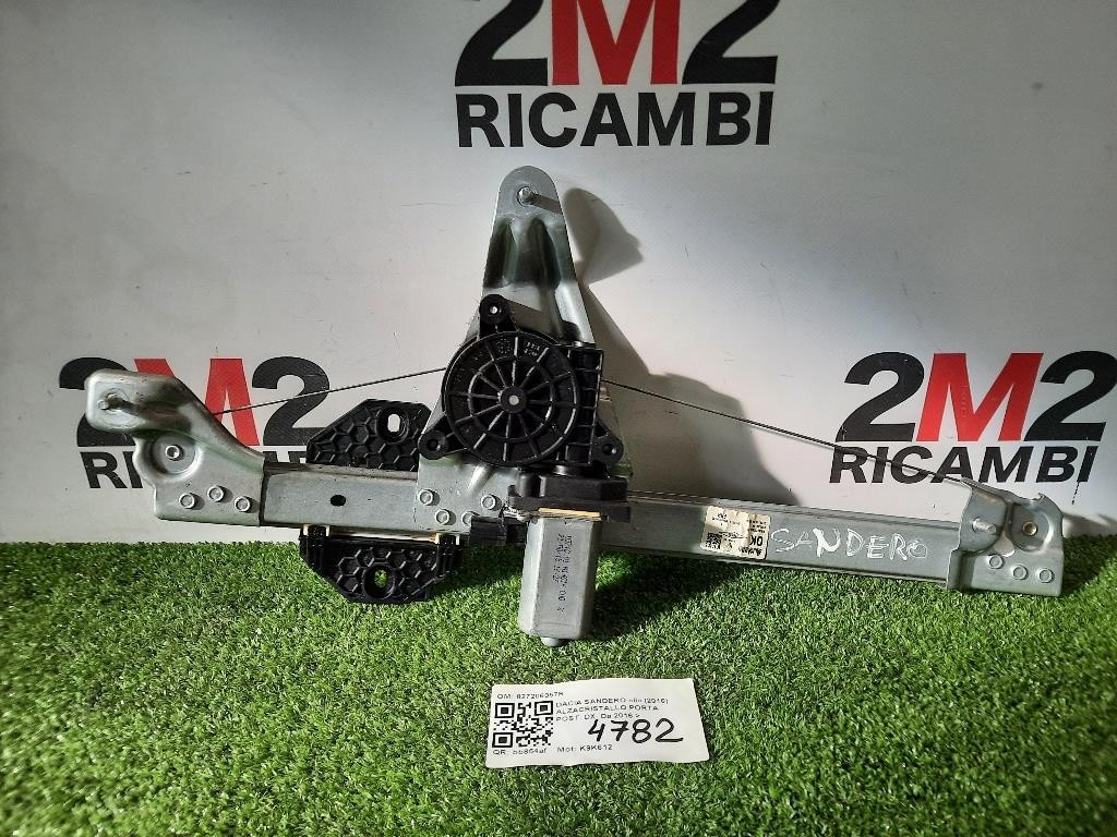 Alzacristallo Porta POST DX 827206057R Dacia Sandero II 2016