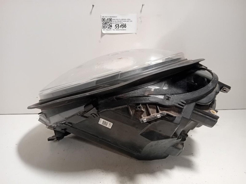 Proiettore ANT DX 63117401604 Mini MINI Clubman F54 2016