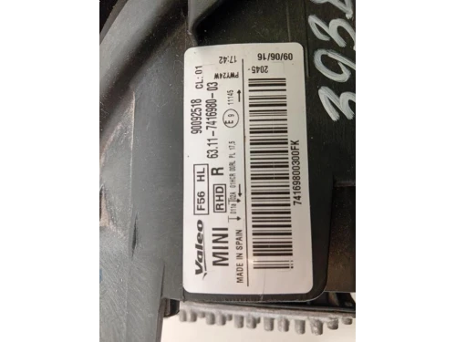 Proiettore ANT DX 6311-7416980-03 Mini MINI Clubman F54 2019