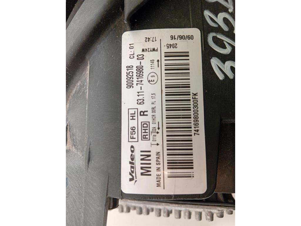 Proiettore ANT DX 6311-7416980-03 Mini MINI Clubman F54 2019