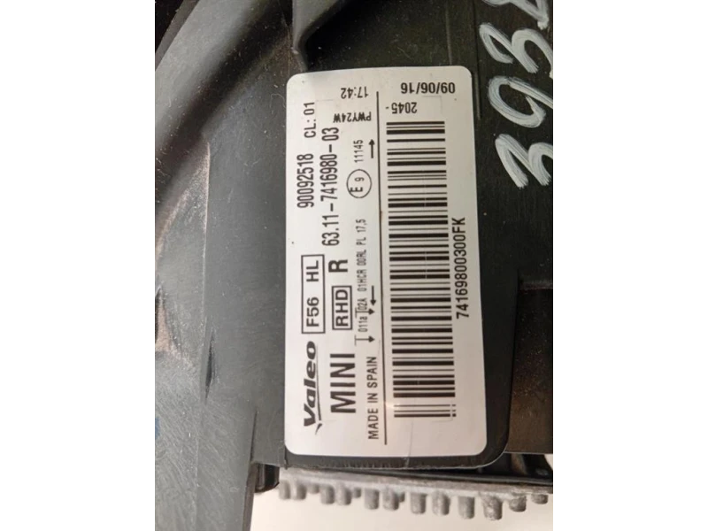 Proiettore ANT DX 6311-7416980-03 Mini MINI Clubman F54 2019