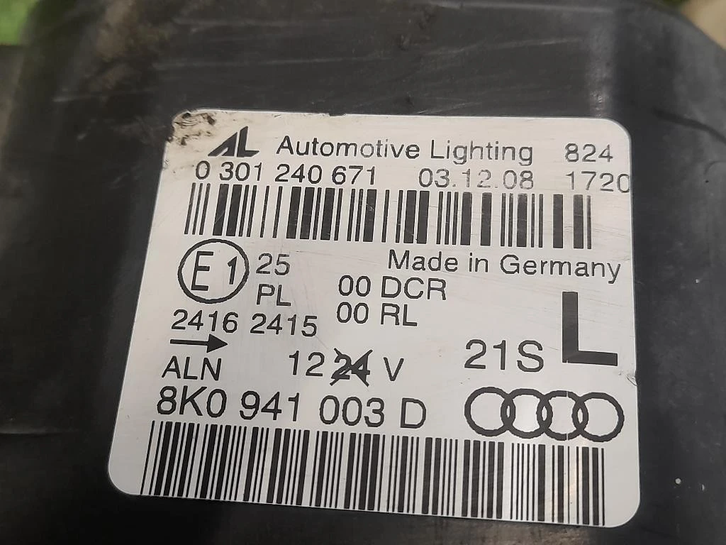 Proiettore ANT SX 8K0941003D Audi A4 8K2 2008