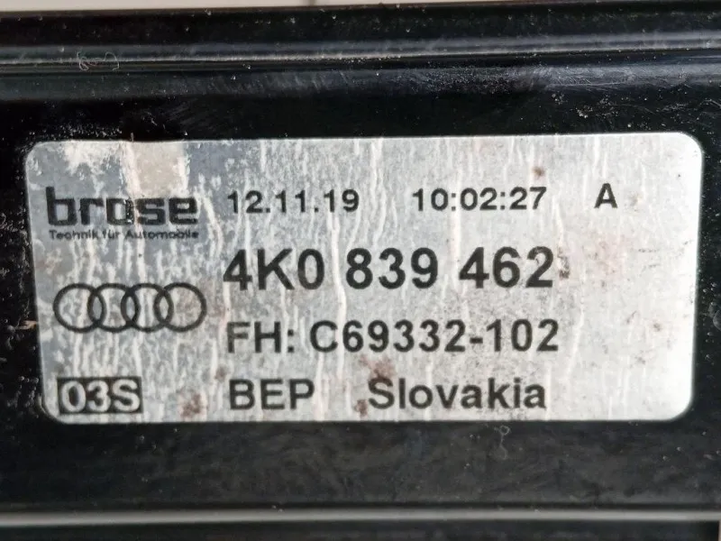 Alzacristallo Porta POST DX 4K0 839 462 Audi A6 4GD Avant 2016