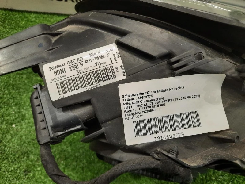 Proiettore ANT DX 63117401602 Mini MINI Cooper F55 2014