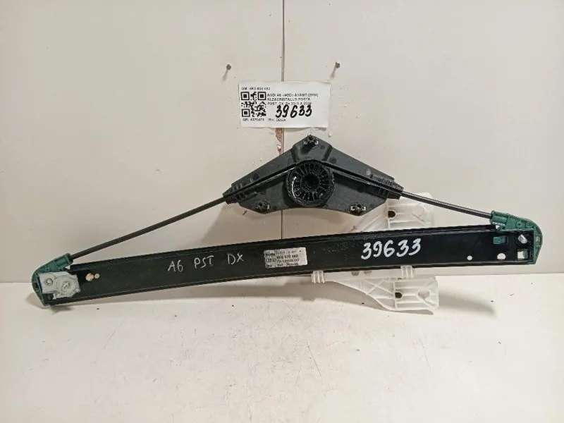 Alzacristallo Porta POST DX 4K0 839 462 Audi A6 4GD Avant 2016