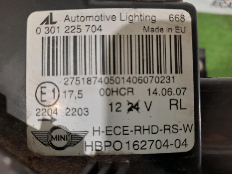 Proiettore ANT DX 0301225704 162704-04 Mini MINI Cooper F56 2014