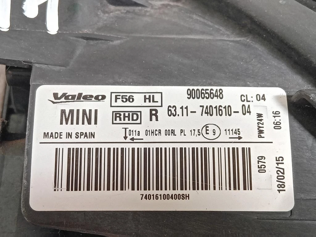 Proiettore ANT DX 63-11 7401610-04 Mini MINI Cooper F56 2018