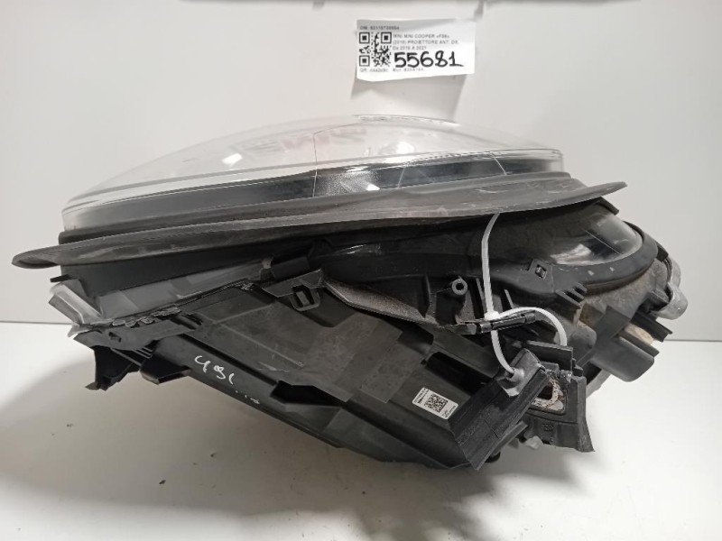 Proiettore ANT DX 63118738654 Mini MINI Cooper F56 2018