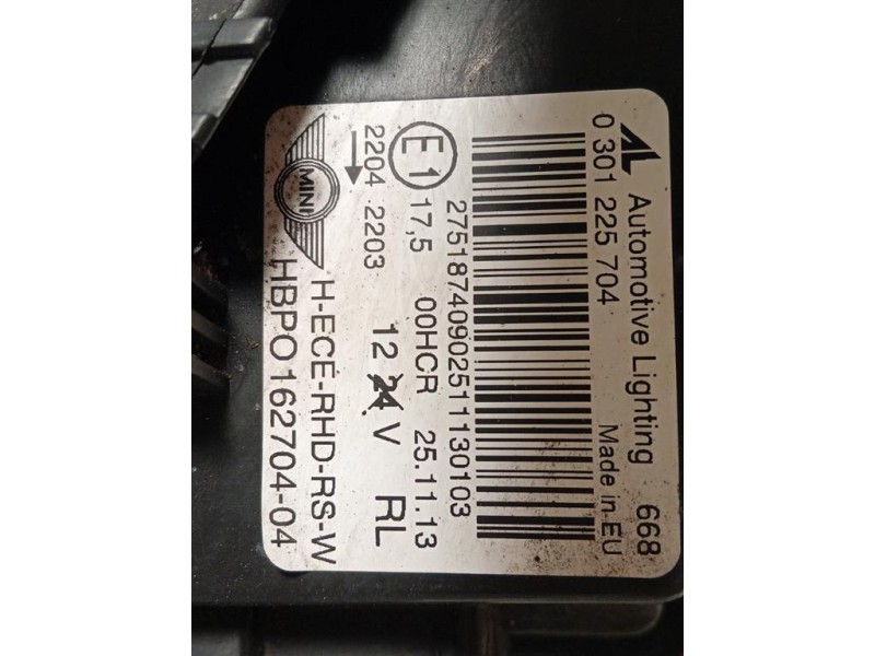 Proiettore ANT DX 0301225704 Mini MINI Cooper R56 2007