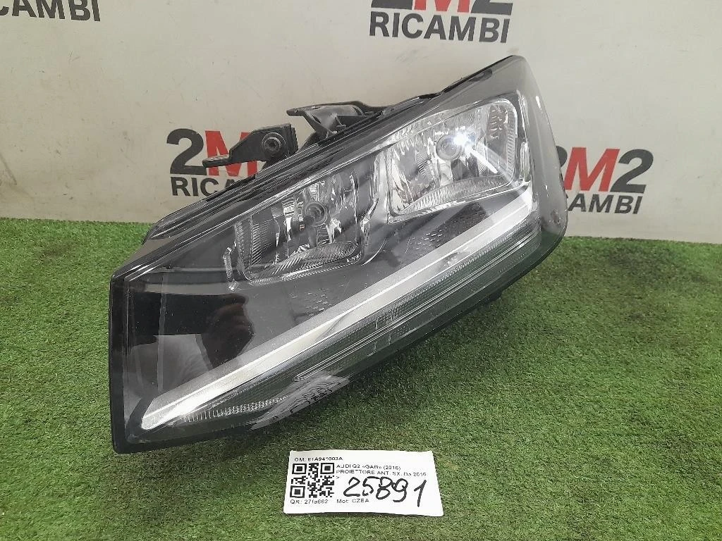 Proiettore ANT SX 81A941003A Audi Q2 GAB 2016