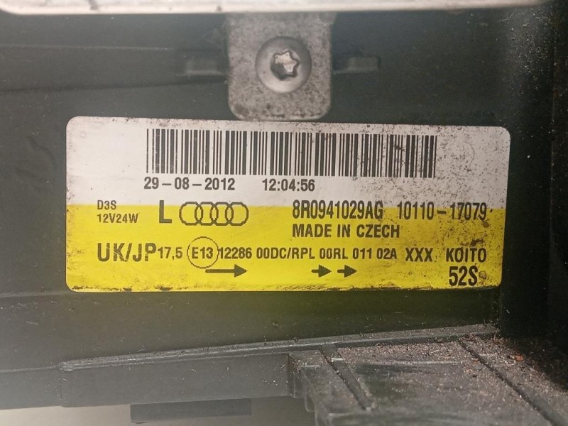 Proiettore ANT SX 8R0941029AG Audi Q5 8RB 2009