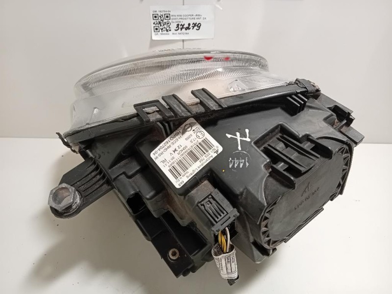 Proiettore ANT DX 162704-04 0301225704 Mini MINI Cooper R56 2007