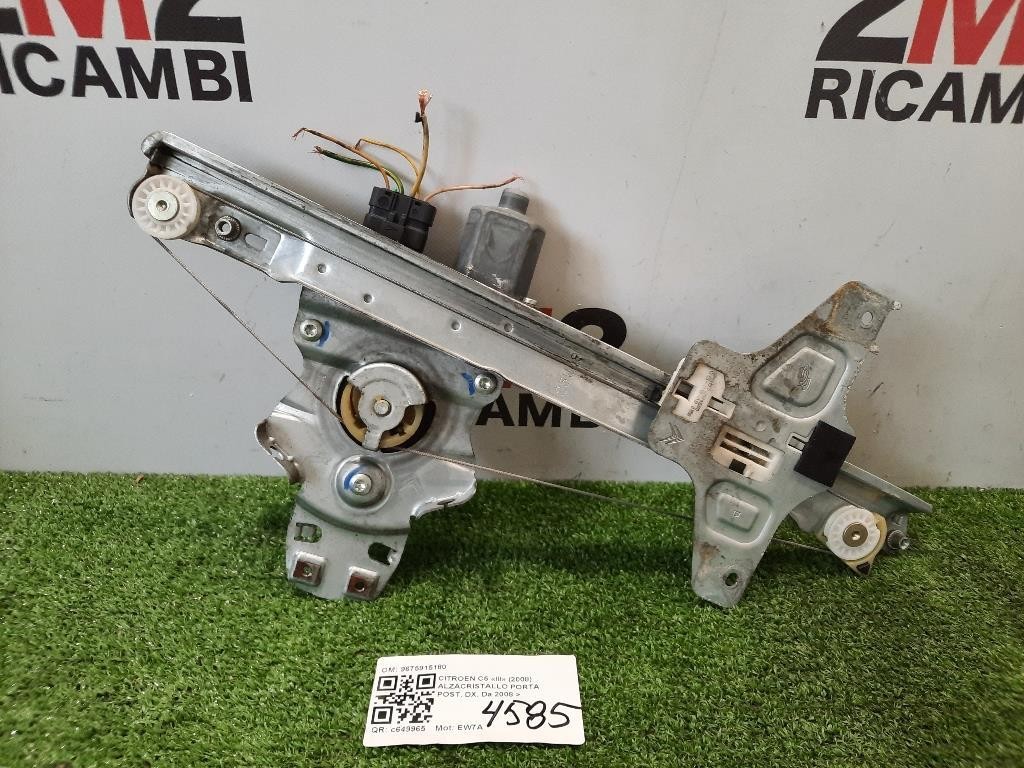 Alzacristallo Porta POST DX POSTERIORE DESTRO Citroen C5 III 2008