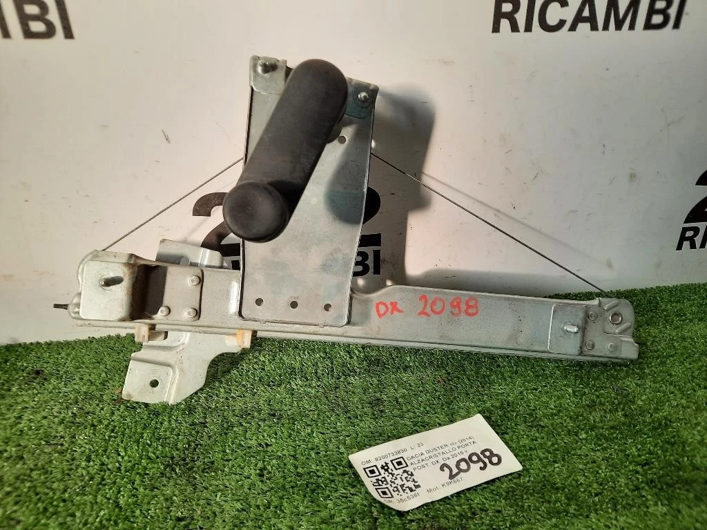 Alzacristallo Porta POST DX 8200733830 Dacia Duster I 2014