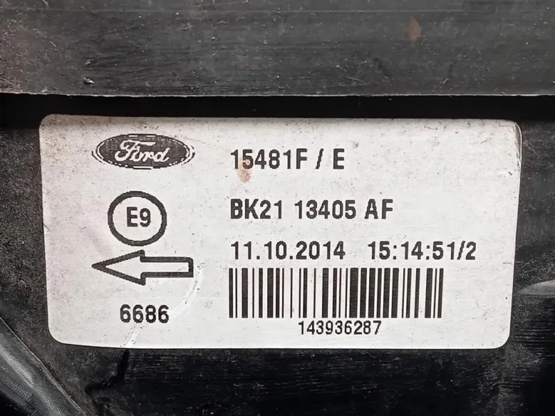 Fanale POST SX BK21-13405- AG Ford Transit Custom I 2013