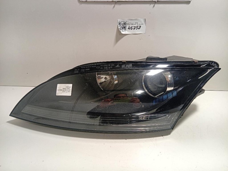 Proiettore ANT SX 8J0 941 003 N DANNI IN FOTO Audi TT 8J3 2010