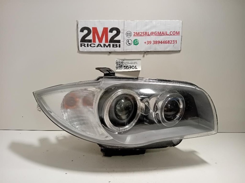 Proiettore ANT SX 63117181293 Bmw Serie 1 E82 Coupe 2005