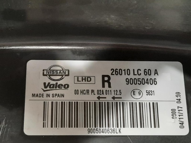 Proiettore ANT DX 90050406 Nissan Cabstar F24M 2014