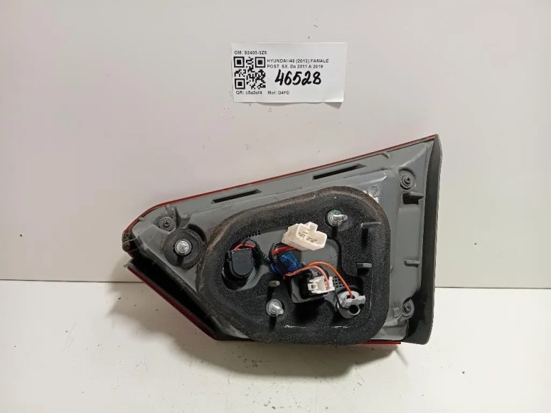 Fanale POST SX 92403-3Z5 Hyundai I40 2012