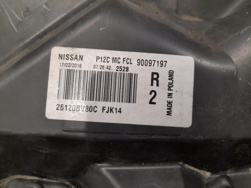 Proiettore ANT DX 26120BV80C Nissan JUKE I 2014