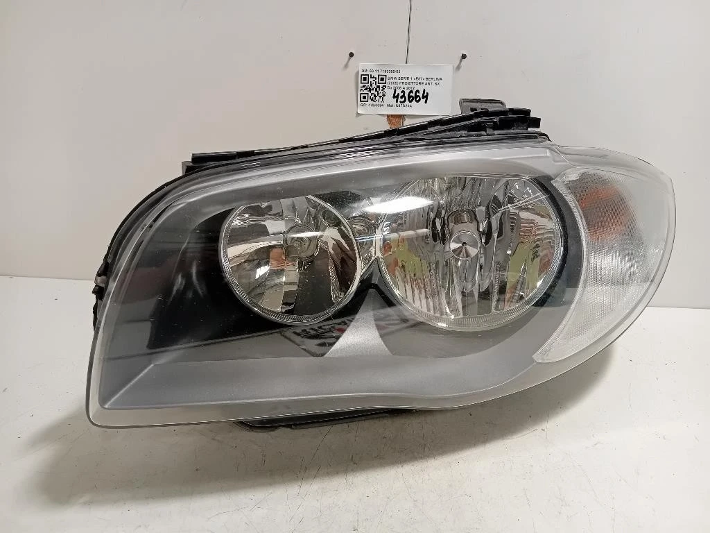 Proiettore ANT SX 6311 7193389-03 Bmw Serie 1 E87 Berlina 2005