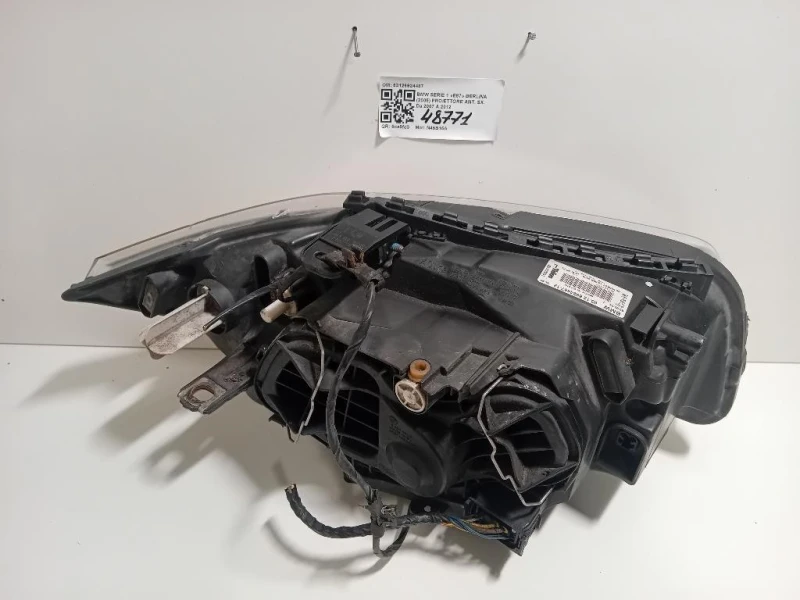 Proiettore ANT SX 63126924487 Bmw Serie 1 E87 Berlina 2005