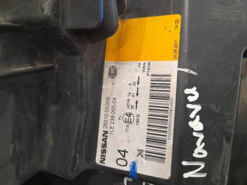 Proiettore ANT DX 260105X00B Nissan Navara 2010