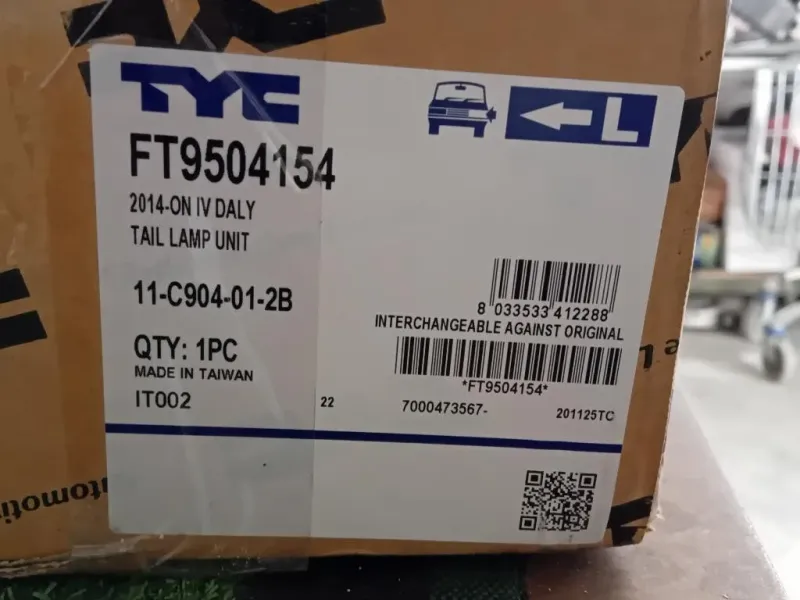 Fanale POST SX FT9504154 Iveco Daily S IV 2014