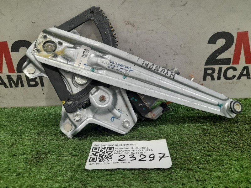Alzacristallo Porta POST DX 83402B9010 83460B4000 Hyundai I10 II 2016
